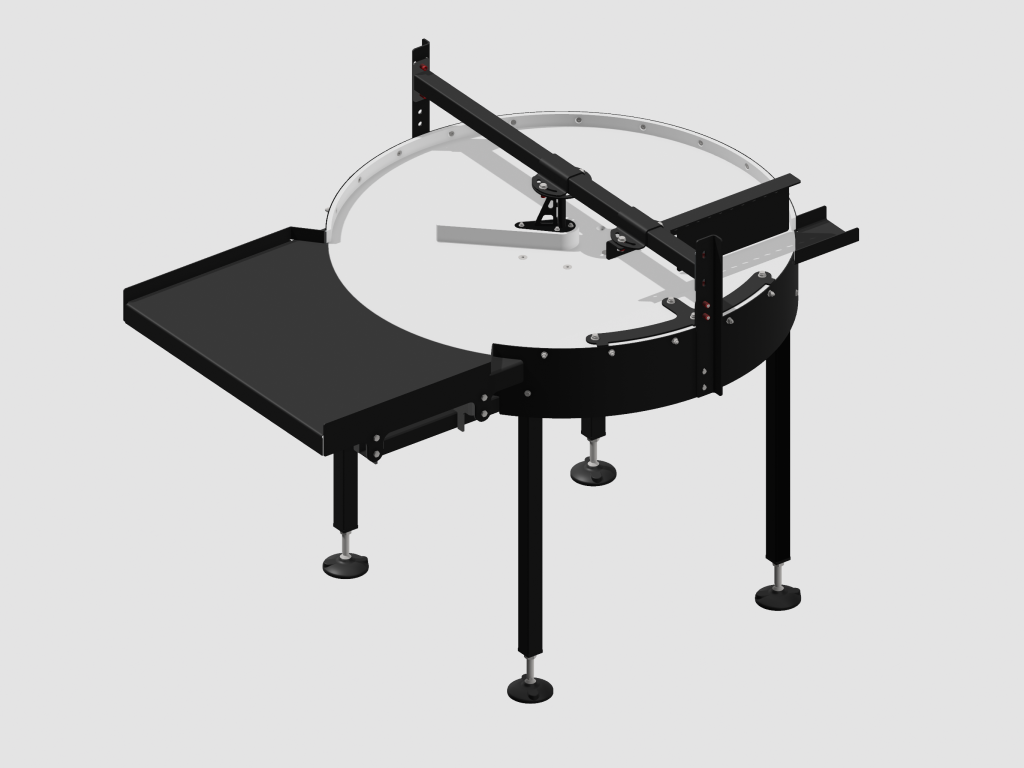 table tournante en tête de ligne