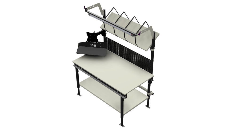 Table d'emballage ergonomique