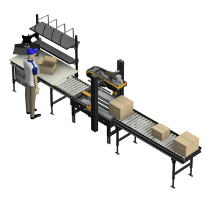 Ligne Logistique #5 - PackBox Flex Ergo : Poste de conditionnement ergonomique mono-opérateur