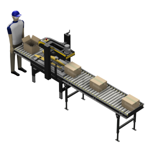 Ligne Logistique #1 - PackBox Start Mono : Station d’emballage économique mono-format