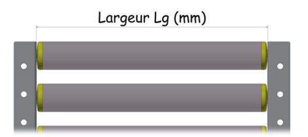 Rouleaux gravitaires