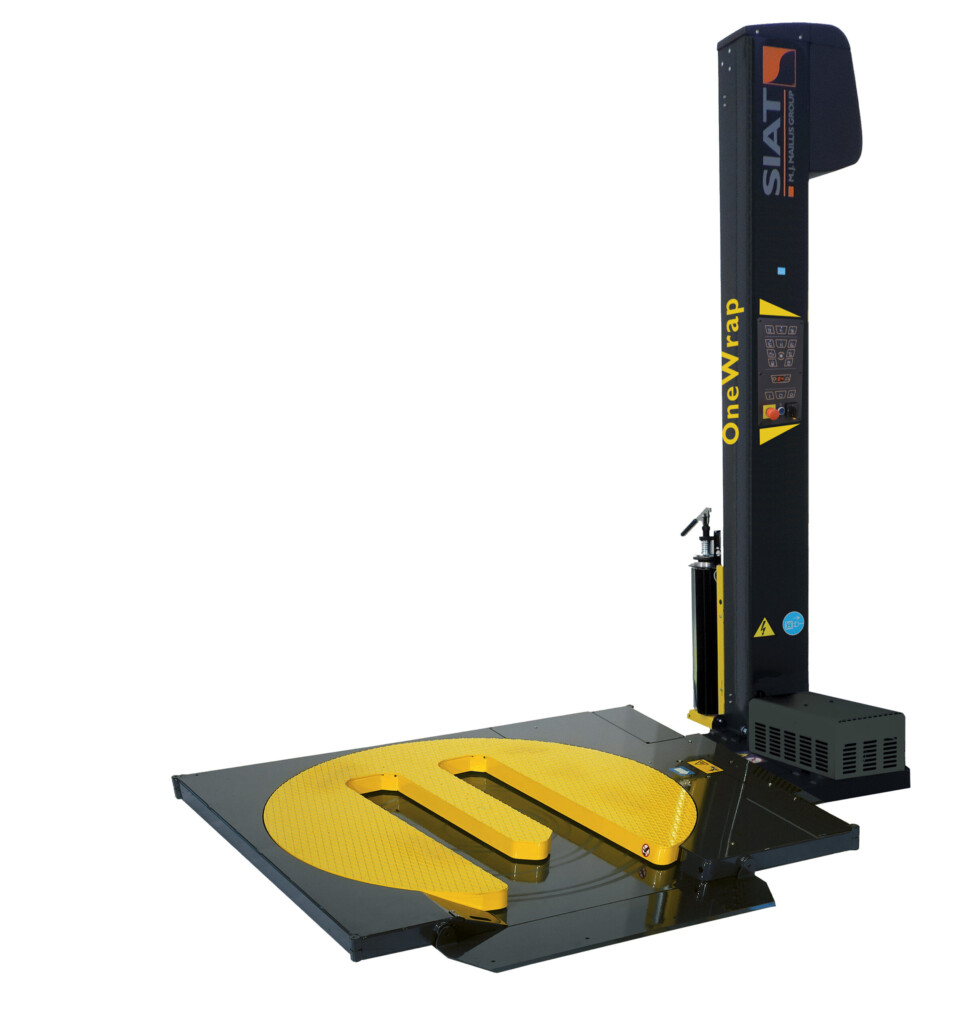 chargement transpalette banderoleuse